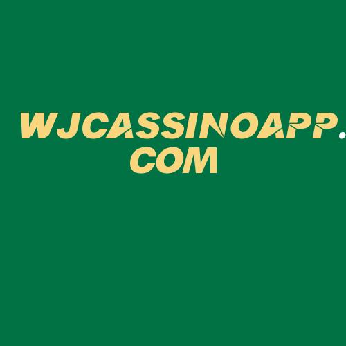 Logo da WJCASSINOAPP